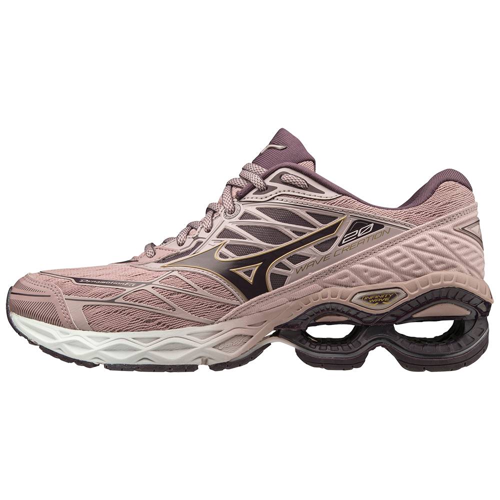 Mizuno Women's Wave Creation 20 Running Shoes Rose/Purple (411061-ZVX)